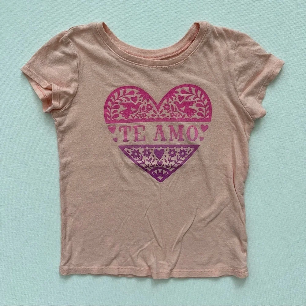 The Children’s Place Toddler Girl Short Sleeve Graphic Tee Size 5T